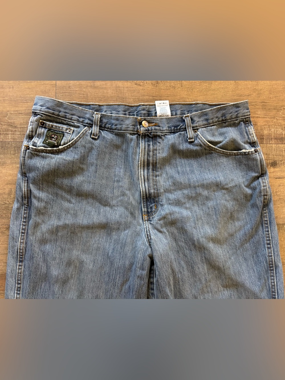 Cinch men’s size 40x32 lot of flawed straight leg green label medium wash jeans - Picture 11 of 15